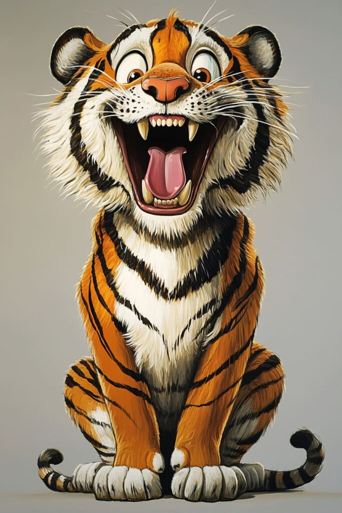 Animal Caricature - Tiger