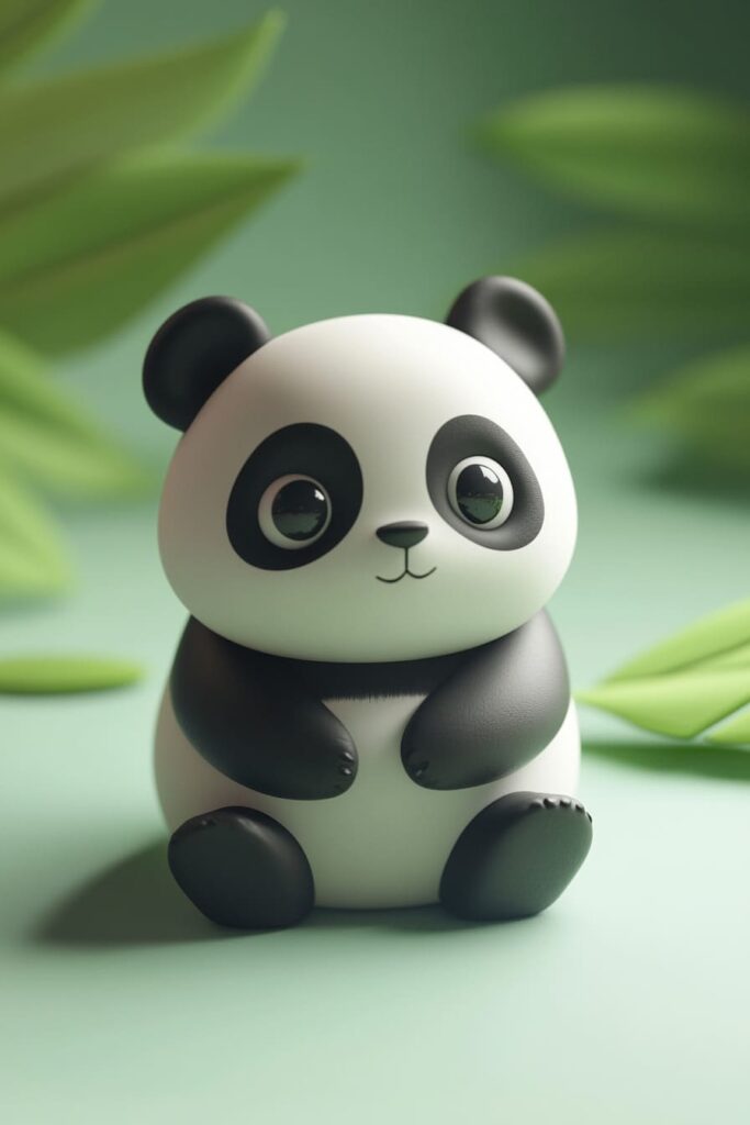 3D Panda Animal Emoji