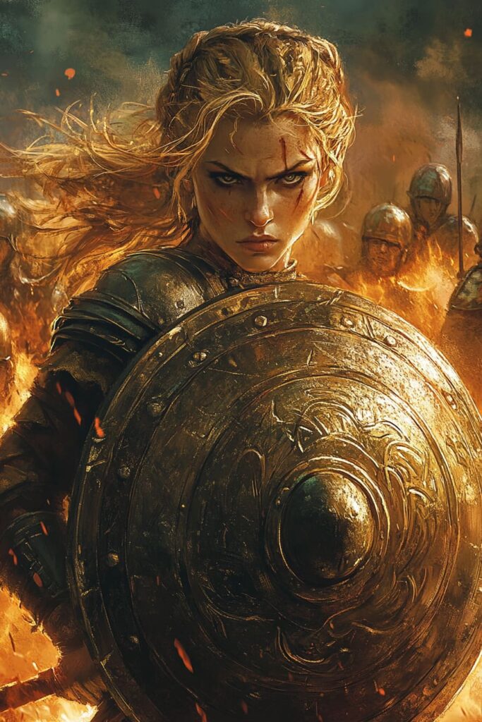 The Shieldmaiden Who Stands Unbroken