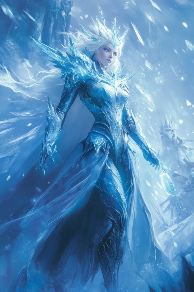 The Ice Queen Who Fights with Frost and Fury